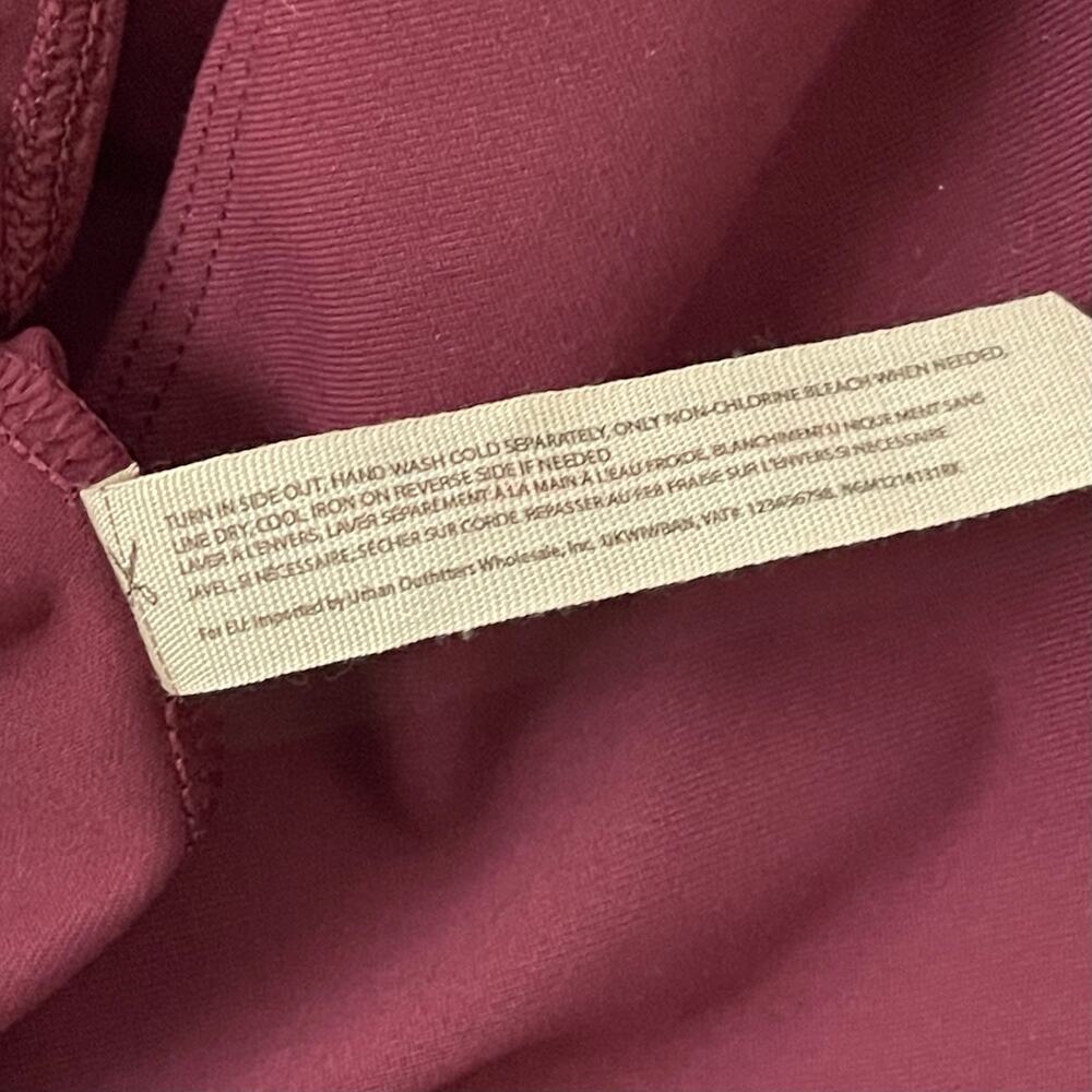 NWOT Free People Intimately Molly at Midnight Bodysuit - Precious Wine - S - Picture 8 of 8